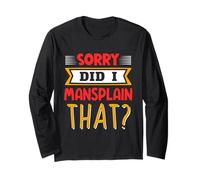 Scusate Mi Sono Spiegato Male? Dire Mansplain Mansplaining Maglia a Manica
