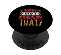 Scusate Mi Sono Spiegato Male? Mansplain Dire Mansplaining PopSockets PopGrip Adesivo