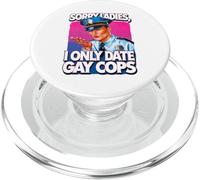 Scusate signore, esco solo con poliziotti gay orgoglio divertente PopSockets PopGrip per MagSafe