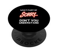 Scuse di coppia - Mi dispiace non lasciarmi PopSockets PopGrip Adesivo