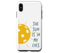 Scuse divertenti per il Pickleball, il sole è nei miei occhi Custodia per iPhone XS Max