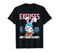 Scuse non bruciare calorie coniglio fitness palestra Maglietta
