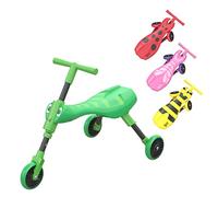 Scuttlebug Triciclo pieghevole a 3 ruote per bambini e bambine di 1 anno, triciclo con cavalletta, manubrio per antenne, sviluppa l'equilibrio e le capacità motorie del tuo bambino, divertimento senza