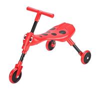 Scuttlebug Triciclo pieghevole per ragazzi e ragazze da 1 a 3 anni, triciclo scarabeo con manubrio-antenne e ruote anti-graffio, sviluppa l'equilibrio e le capacità motorie dei bambini