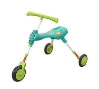Scuttlebug Triciclo XL pieghevole a 3 ruote per bambini dai 2 ai 4 anni, manubrio antenne, triciclo crescente per sviluppare equilibrio e coordinazione, ruote XL per avventure fuoristrada super