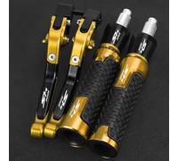 SCUUBE Accessori Moto Pieghevoli Regolabili Leve Freno Frizione Manopole Manubrio estremità per Hon&da SH300 SH300i SH300 I 2023 2022 2021 2020 2019 2018 Sh 300 300i 2024 Leve manuali per Moto(Oro)