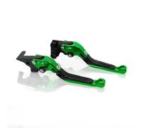 SCUUBE Leve Freno E Frizione Pieghevoli per K&awasaki Z750R 2011 2012 2013 Accessori Leva Manubrio Leve manuali per Moto(Verde)