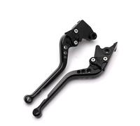 SCUUBE Leve Freno Frizione Moto Regolabili per Aprilia RS 660 2020 2021 2022 CNC Leve manuali per Moto(Nero)