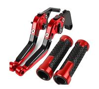 SCUUBE Moto Regolabile Freno Leve di Frizione Manubrio Manopole per Hon&da CB500X CB 500X 2023 2022 2021 CB-500X 2021-2023 Leve manuali per Moto(Rosso)