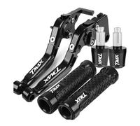 SCUUBE per Yama&ha TMAX560 DX Tech T 2021 2020 T-MAX560 Tech Max ABS 2023 2024 Accessori Moto Pieghevoli Regolabili Leve Freno Frizione Manopole Manubrio estremità Leve manuali per Moto(Nero)