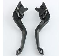 SCUUBE per Yama&ha Xmax X-MAX125 X-MAX200 X-MAX250 X-MAX400 2014-2019 Moto Frizione Leve Freno Regolabile 3D Rombo Texture di Alluminio di CNC con A Leve manuali per Moto(Colore:Nero)
