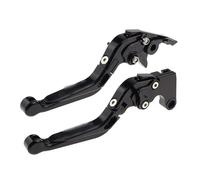 SCUUBE Pieghevole Leve Freno Frizione per Suzuki SFV650 Gladius 2009 2010 2011 2012 2013 2014 2015 Accessori Leva Manubrio Leve manuali per Moto(Nero)