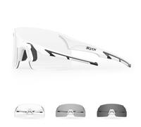 SCVCN Occhiali da Ciclismo Fotocromatici Occhiali da Mountain Bike per Uomo Donna Occhiali da Sole Sportivi Senza Cornice S142