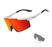 SCVCN Polarizzati Occhiali Da Ciclismo Con 3 Lenti Intercambiabili TR90 Sport Occhiali Da Sole Uomo Donna Corsa MTB Bicicletta Running Mountain Bike Occhiali