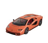 SCVWKAJA Modello di Auto Finito 1:24 for Lamborghini Countach in Lega di Zinco Modello di Auto in Scala Simulazione Ornamenti in Metallo Decorazione Veicoli Motore(Orange)