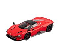 SCVWKAJA Modello di Auto Finito 1:32 for Ferrari Daytona SP3 Statico Pull Back Modello di Auto in Lega di Metallo Arredamento for La Casa da Collezione Veicoli Motore(Red)