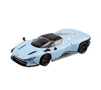 SCVWKAJA Modello di Auto Finito 1:32 for Ferrari Daytona SP3 Statico Pull Back Modello di Auto in Lega di Metallo Arredamento for La Casa da Collezione Veicoli Motore(Blue)