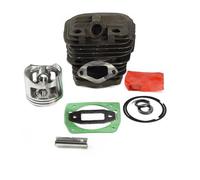 SCVYLNZ 1 Set di Cilindro e pistone for Motosega da 45 mm Diametro, Adatti for Pezzi Ricambio 52 CC for Olio a Benzina