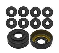 SCVYLNZ 10 Pezzi Paraolio Albero Motore Adatto for Motosega 340 345 350 351 346 346XP 353 2145 2150 2141#503 93 23-02