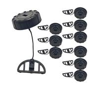 SCVYLNZ 10 Pezzi Tappo del Carburante Tappo dell'olio Adatto for Motosega MS170 MS180 Attrezzi da Giardino