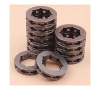 SCVYLNZ 12 Pezzi Lotto .250" 9 Denti Corona pignone Trasmissione a Catena Adatta for 40 45 49 50 51 55 154 254 257 490 590 450 Piccolo 7 scanalature