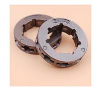 SCVYLNZ 2 Pezzi Lotto .250 9 Denti Corona pignone Adatta for Parti di Motosega Piccolo 7 scanalature Foro Interno 19 mm