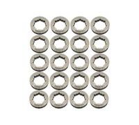 SCVYLNZ 20 Pezzi di Corona for pignone da .325" 7T Adatta for Motosega 42 50 51 55 154 234 238 242 254 257 261 262 18720