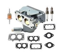 SCVYLNZ 791230 Carburatore Adatto for & 791230 799230 699709 499804 499809 V-Twin 20hp 21hp 23hp 24hp 25hp Carburatore Manuale C(Grey/Green)