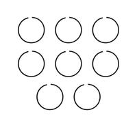 SCVYLNZ 8 Pezzi 38 mm x 1,5 mm Anello pistone Adatto for FS150 FS151 FS220 FS350 decespugliatore Adatto for 36 41 136 136LE 137 137E