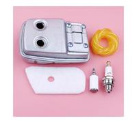 SCVYLNZ Adatto for 124L 125L 125LD 128C 128CD 128L 128LD 128LDX 128R 128RJ Filtro Aria Carburante Sostituisci Pezzo di Ricambio