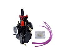 SCVYLNZ Adatto for carburatore PWK (24-34 mm) - -, Finitura Nera con Flusso di Carburante Regolabile(34mm)