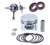 SCVYLNZ Adatto for GX25 HHT25S W Kit pistone da 35 mm con Guarnizione Olio, Albero Motore, Kit pistone da 35 mm, Set paraolio