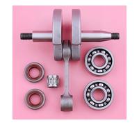 SCVYLNZ Albero Motore Adatto for Motosega FS 120, 120R, 200R, 250, Benzina, con Kit Cuscinetto ad Aghi e paraolio