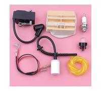 SCVYLNZ Bobina di accensione, Filtro Aria Carburante, Tubo Flessibile, pompetta di adescamento, Adatta for Motosega 445, 445E, 450, 450E, Pezzo di Ricambio for utensile.