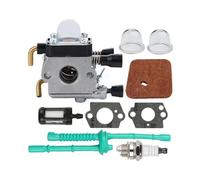 SCVYLNZ Carburatore Adatto for FS38 FS45 FS46 FS55 KM55 FS85 con guarnizioni del carburatore del Filtro del Carburante 9PCS