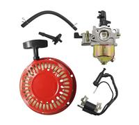 SCVYLNZ Carburatore Bobina di accensione Avviamento a Strappo Set Adatto for GX120 GX140 GX 160 GX168 GX200 5HP 5.5HP 6.5HP Motore da Giardino