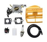 SCVYLNZ Carburatore C1M-EL37B Adatto for Motosega 445 445E 450 450E con Kit di Messa a Punto del Filtro dell'Aria