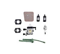 SCVYLNZ Carburatore FS55R Adatto for FS55R FS45 FS38 HS45 FS55 KM55R FS46 FS55RC FS55C FS55T FS45L Parti di Stringa(1 Set)