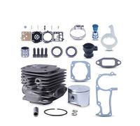 SCVYLNZ Cilindro e pistone da 52 mm Adatti for 372, 372XP, 371, 365, 362, Guarnizione del collettore, Morsetto, Cuscinetto del pistone, Candela.