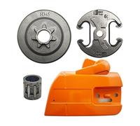 SCVYLNZ Coperchio Laterale della Frizione del Freno della Catena della Motosega e Tamburo della Frizione da 7 Denti da .325" Adatto for 340 345 350 con Parti di Ricambio del Cuscinetto ad Aghi