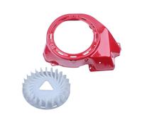 SCVYLNZ Copertura Protettiva Rossa for Ventola di Raffreddamento Adatta for Motore GX390 GX340 GX 390 340 188F 11-13HP, generatore, Acqua