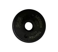 SCVYLNZ Dado a sgancio rapido M14 Filettatura Smerigliatrice angolare Piastra di pressatura autobloccante Adatta for smerigliatrice angolare Serraggio(M14-B)