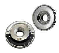 SCVYLNZ Dado a sgancio rapido M14 M10 Filettato for smerigliatrice angolare Dado di bloccaggio Piastra di Pressione Adatta for Flangia di serraggio smerigliatrice angolare(M10)