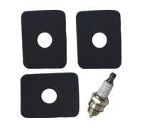 SCVYLNZ Filtro Aria 3 Pezzi con Candela Adatto for GX120 GX160 GX200 WA20 WB20 WB30 Sostituzione Acqua 17211-ZE1-000