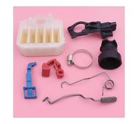 SCVYLNZ Flangia del collettore Filtro Aria Adatto for 340 345 346XP 350 353 Molla dell'asta dell'acceleratore Interruttore for Motosega Parte di Ricambio