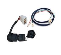 SCVYLNZ Interruttore a Combinazione con Chiave di avviamento e Blocco di accensione for generatore Diesel a Benzina a 5 Fili, Adatto for 2-3 kW 186F/188F(Switch And Cable)