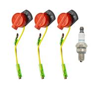 SCVYLNZ Interruttore di Arresto on/off 3 Pezzi Adatto for GX160 GX200 GX240 GX270 GX340 GX390 5,5 HP 6,5 HP 8 HP 9 HP 11 HP 13 HP