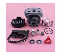 SCVYLNZ Kit Bobina di accensione pistone Cilindro da 47 mm Adatto for Motosega 359 357 357XP 537157302, 537162204 W paraolio Albero Interruttore