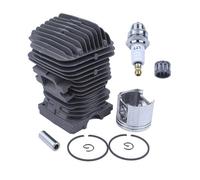 SCVYLNZ Kit Candela Cilindro pistone da 42,5 mm Adatto for MS250 MS230 025 023 Sostituisci Il Pezzo n. for 11230201209 11230300408