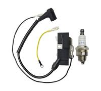 SCVYLNZ Kit Candela modulo Bobina di accensione Adatto for Motosega 340 345 346XP 350 351 353 355 357XP 359
